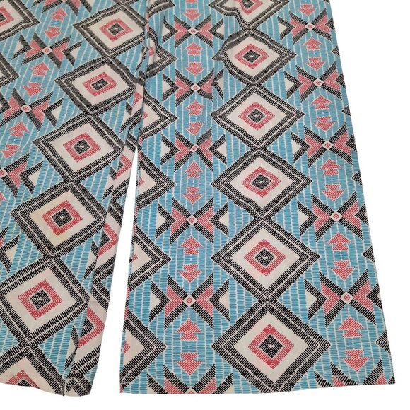 Do Everything In Love Wide Leg Pants XS Small Aztec Geometric Boho Tribal Print - Picture 2 of 7